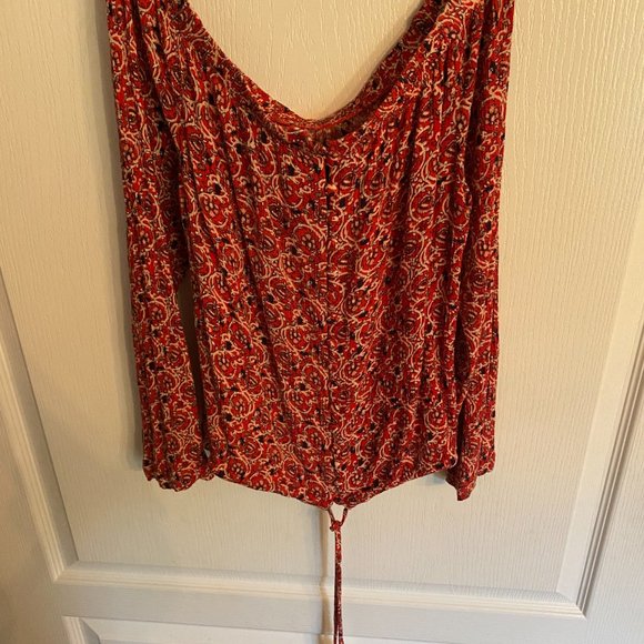 MinkPink Wanderlust off the shoulder blouse XS - Picture 5 of 5